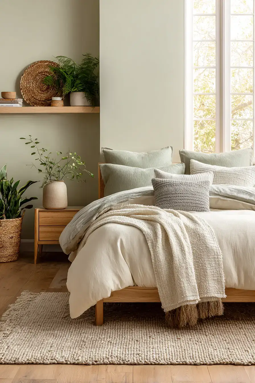 29 Green Boho Bedroom Ideas That Feel Calm and Collected 10