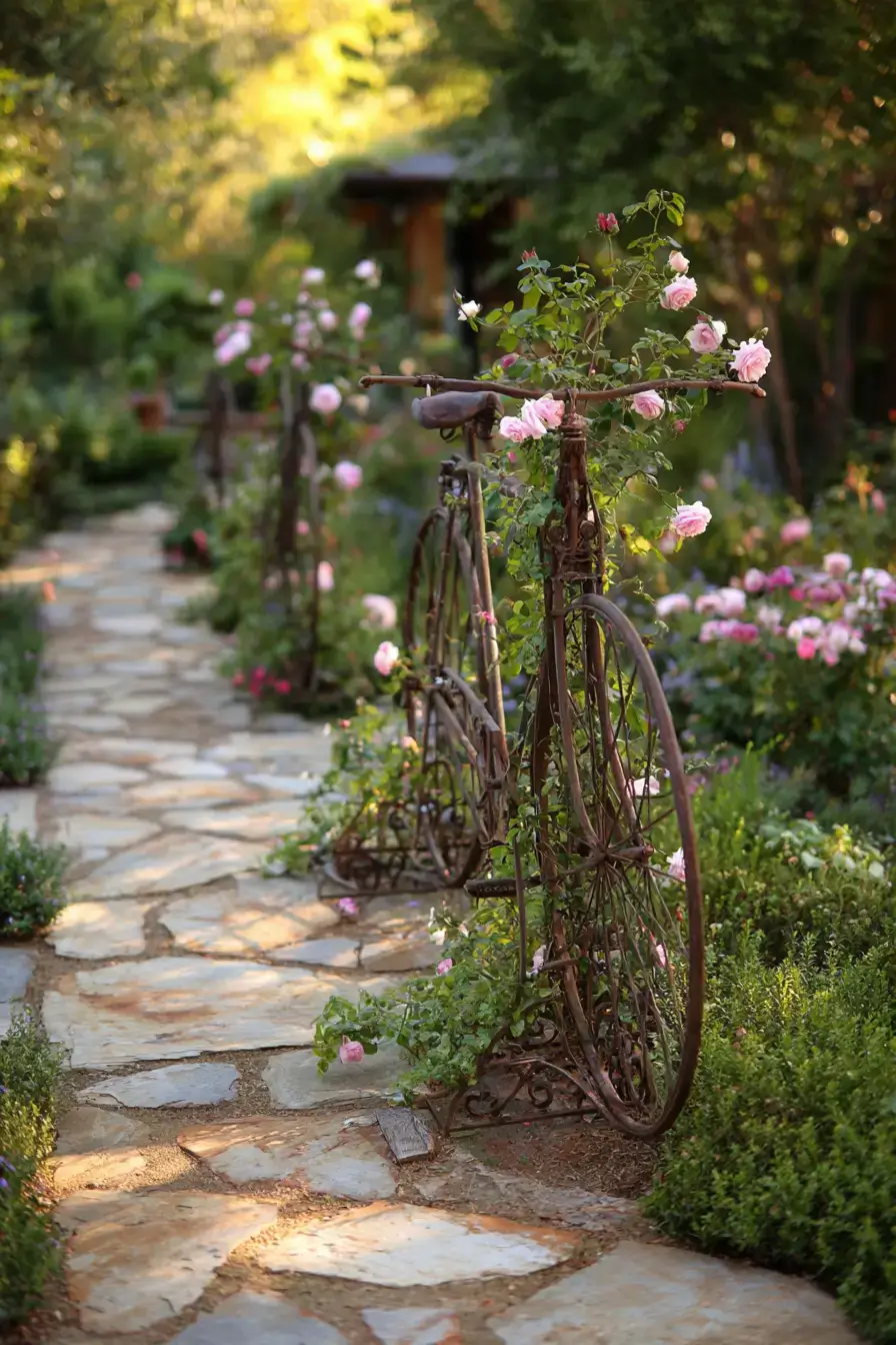 29 Bicycle Yard Decor Ideas for a Charming Outdoor Space 10