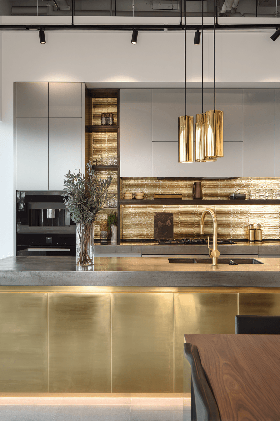 29 Aluminium Kitchen Cabinets That Look Like the Future 11