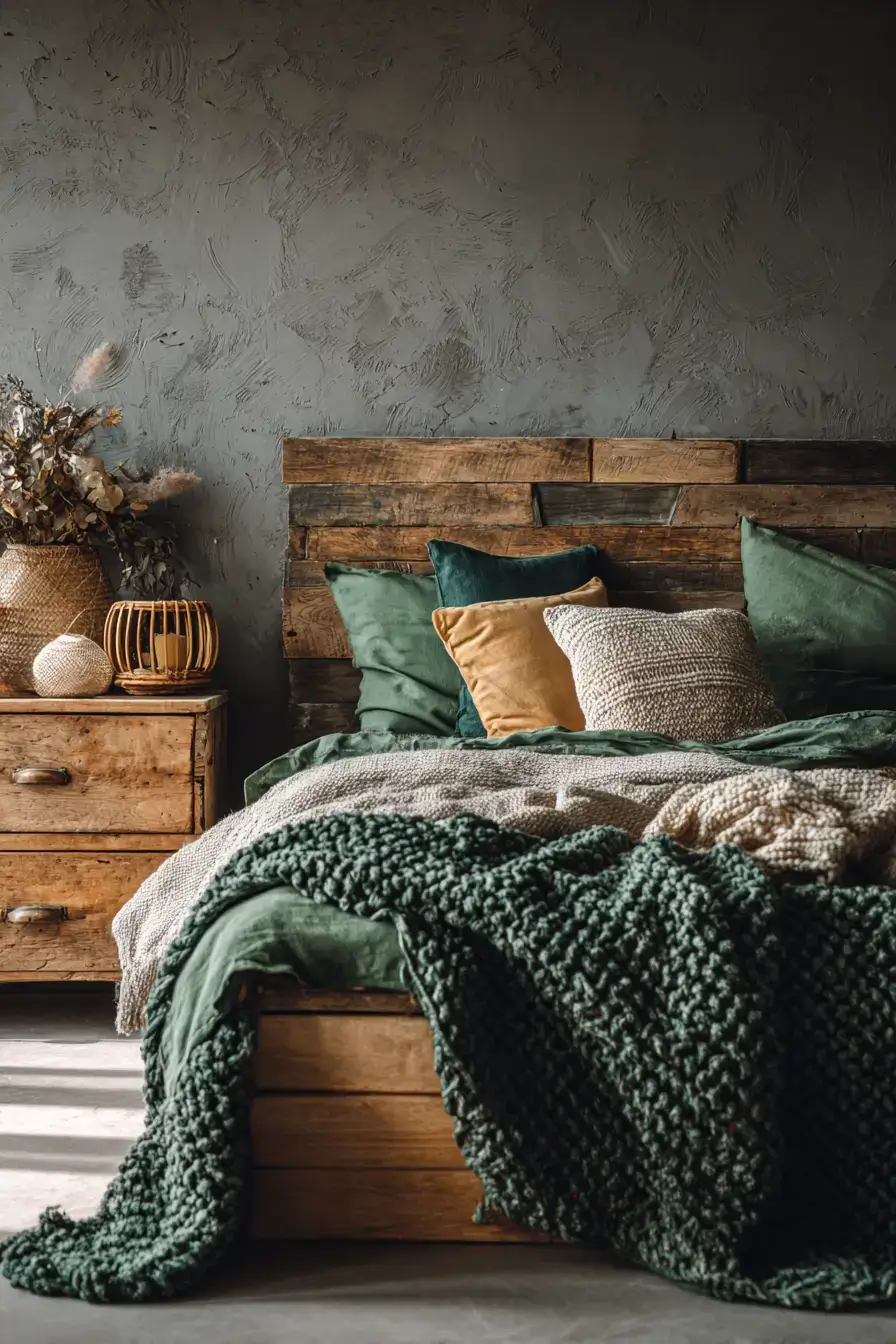 29 Green Boho Bedroom Ideas That Feel Calm and Collected 11