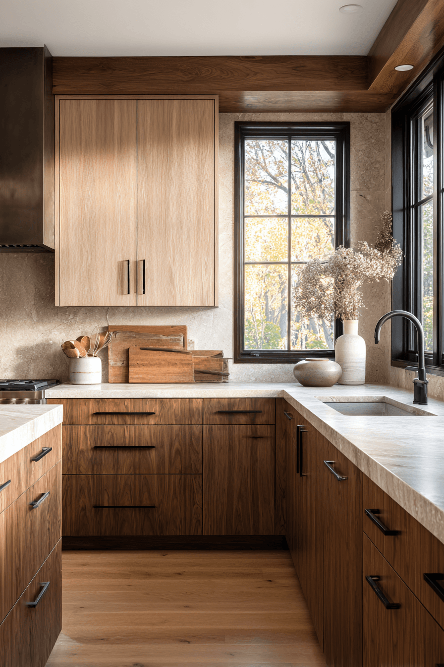 29 2 Toned Kitchen Cabinets That Break the Rules 11