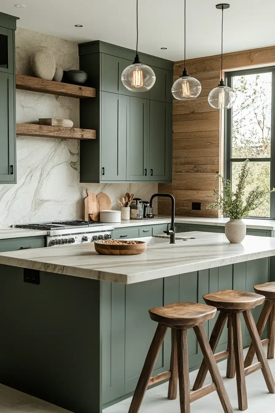 29 Sage Kitchen Cabinet Ideas That Feel Calm, Collected, and Completely Livable 12 sage kitchen cabinets