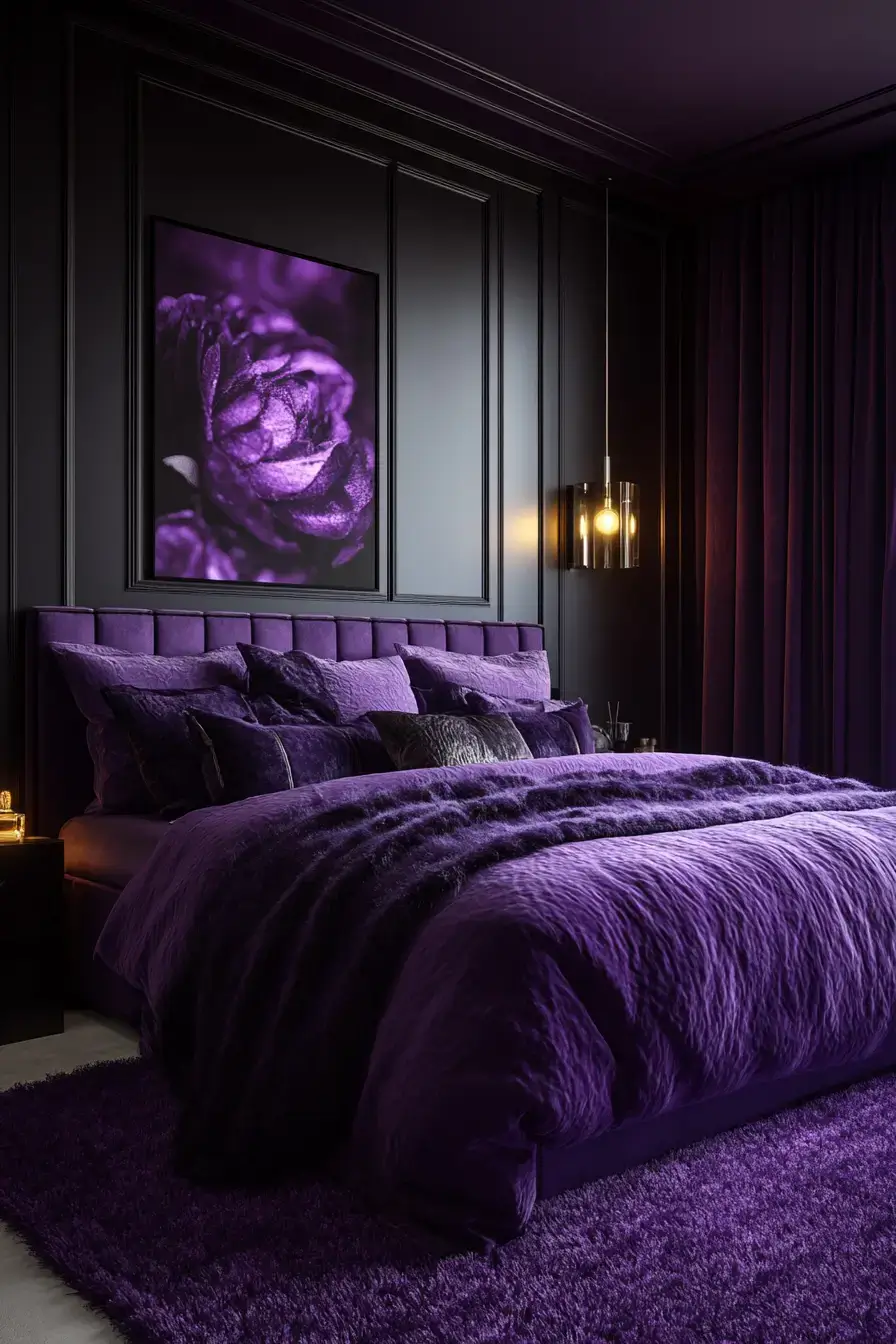 29 Purple Room Decor Ideas for a Space That Feels Like You 12