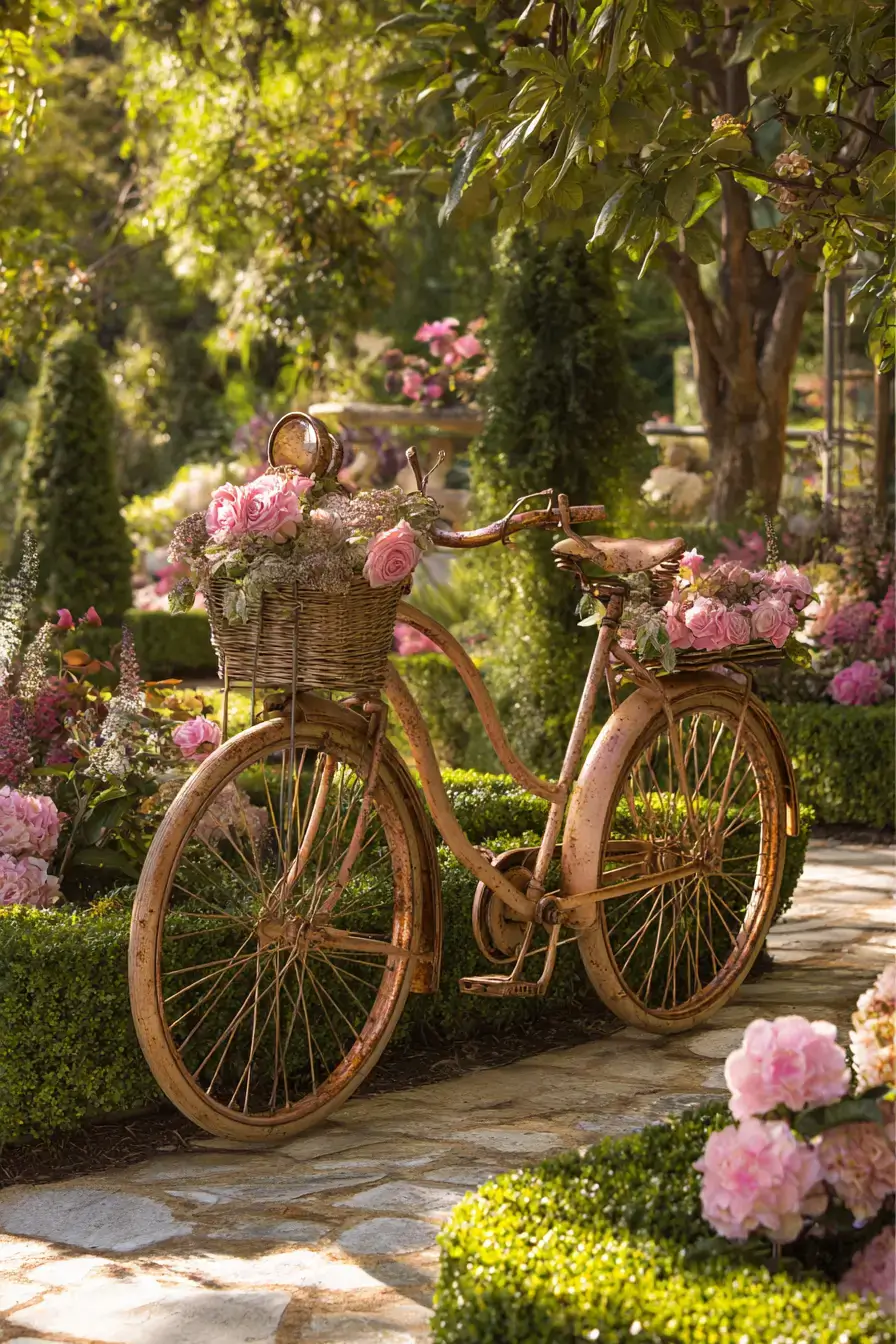29 Bicycle Yard Decor Ideas for a Charming Outdoor Space 13