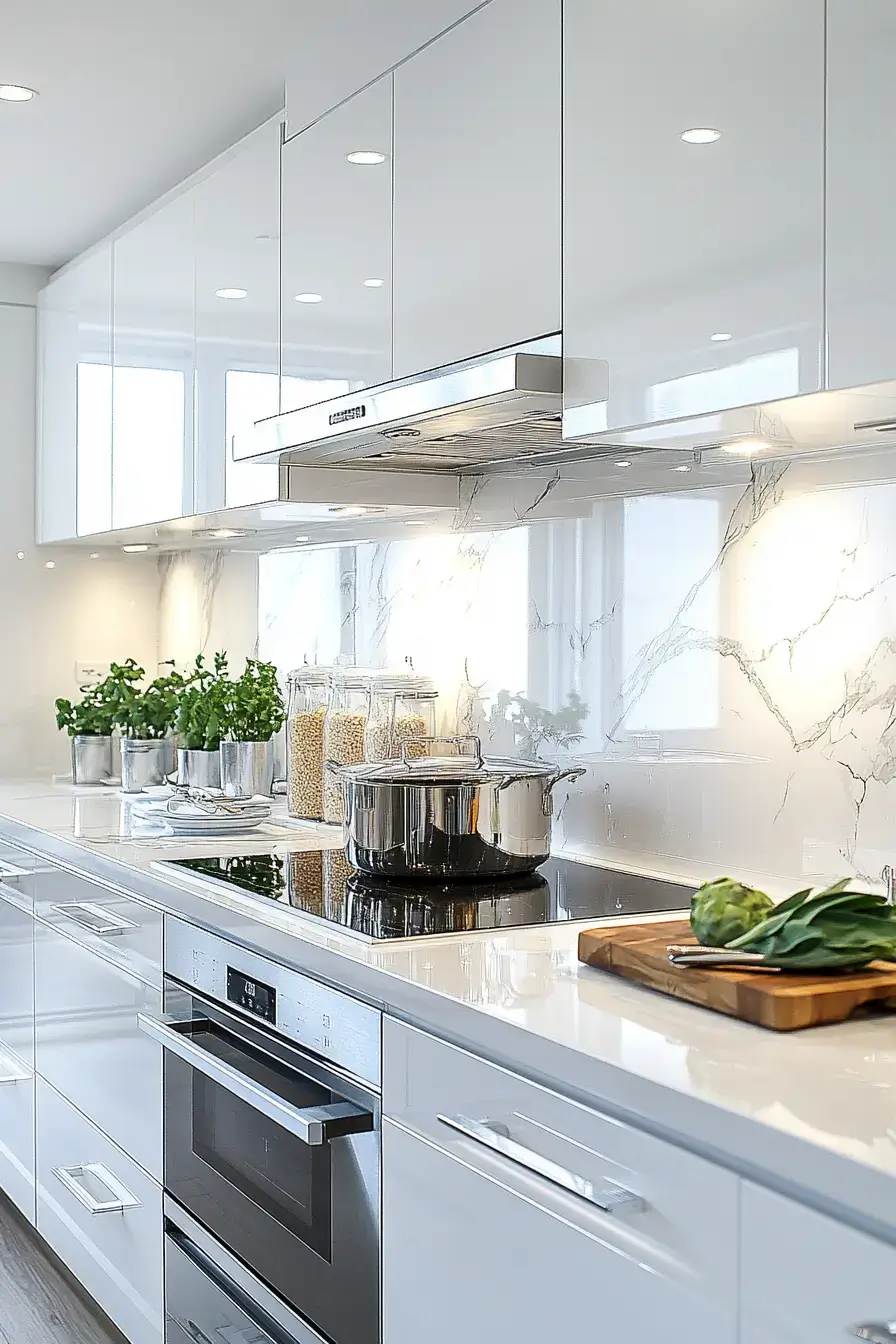 29 White Kitchen Cabinet Ideas That Stay Bright and Beautiful Year After Year 13 white kitchen cabinets