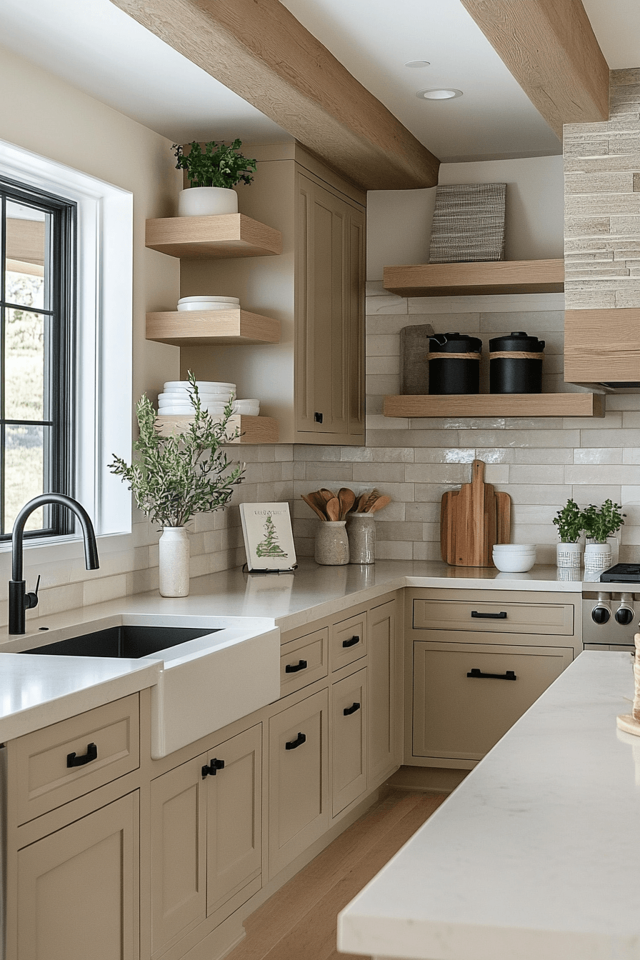 29 Stained Kitchen Cabinets With Real Wood Grain 13