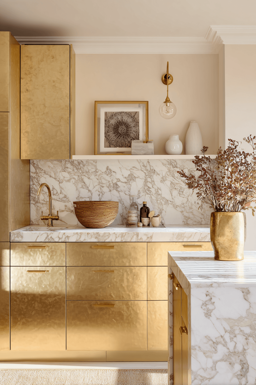 29 Aluminium Kitchen Cabinets That Look Like the Future 14