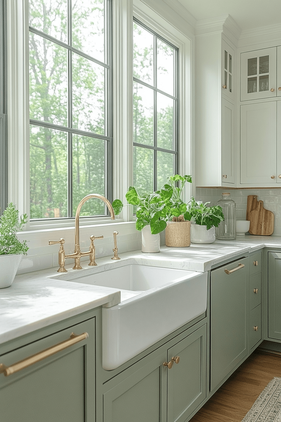 29 2 Toned Kitchen Cabinets That Break the Rules 14