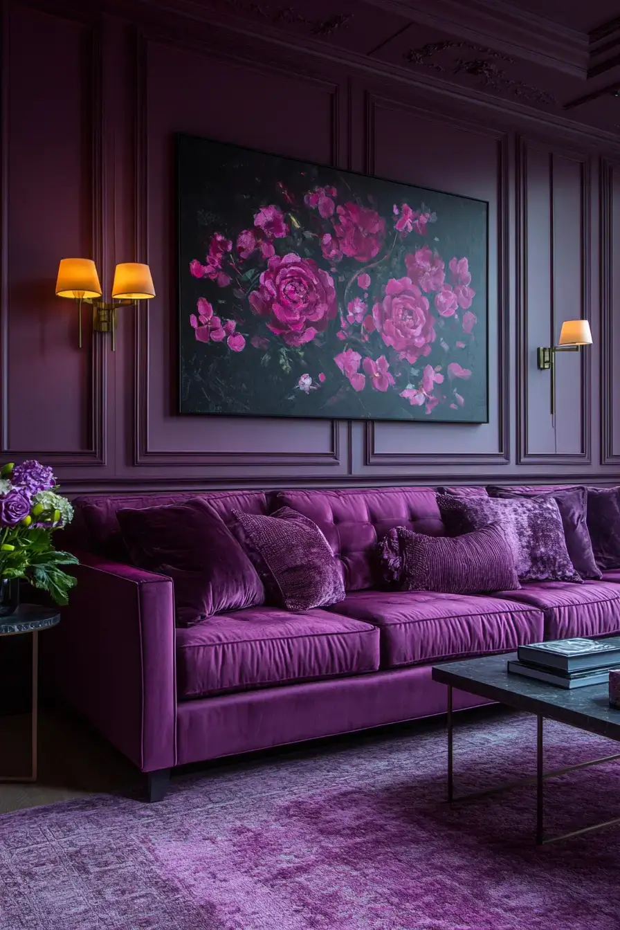 29 Purple Room Decor Ideas for a Space That Feels Like You 15