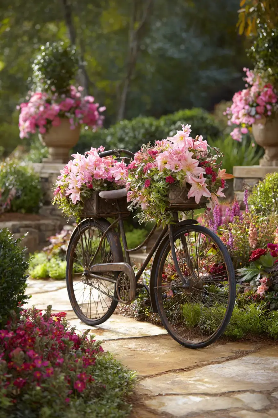 29 Bicycle Yard Decor Ideas for a Charming Outdoor Space 15