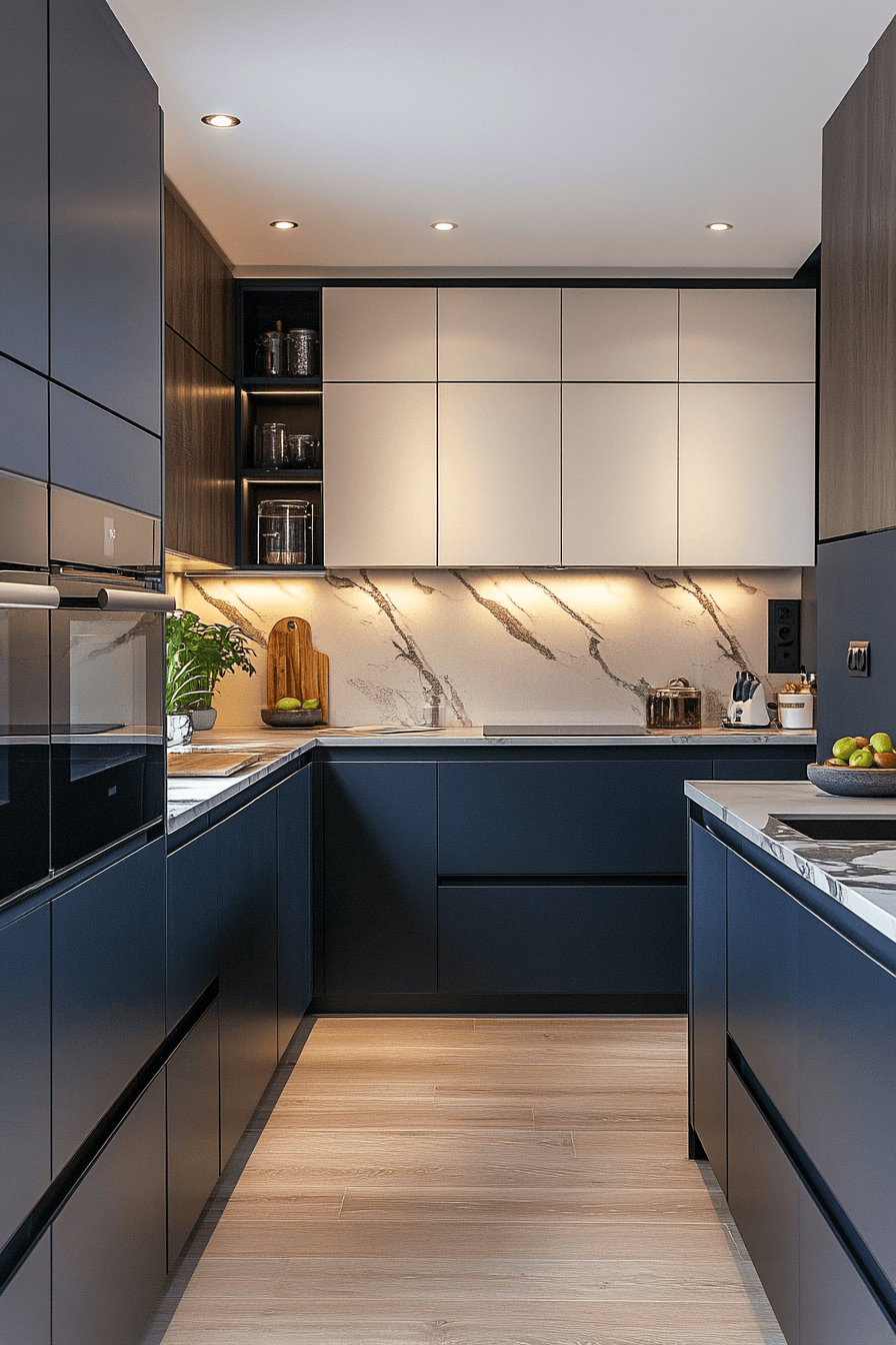 29 Aluminium Kitchen Cabinets That Look Like the Future 15