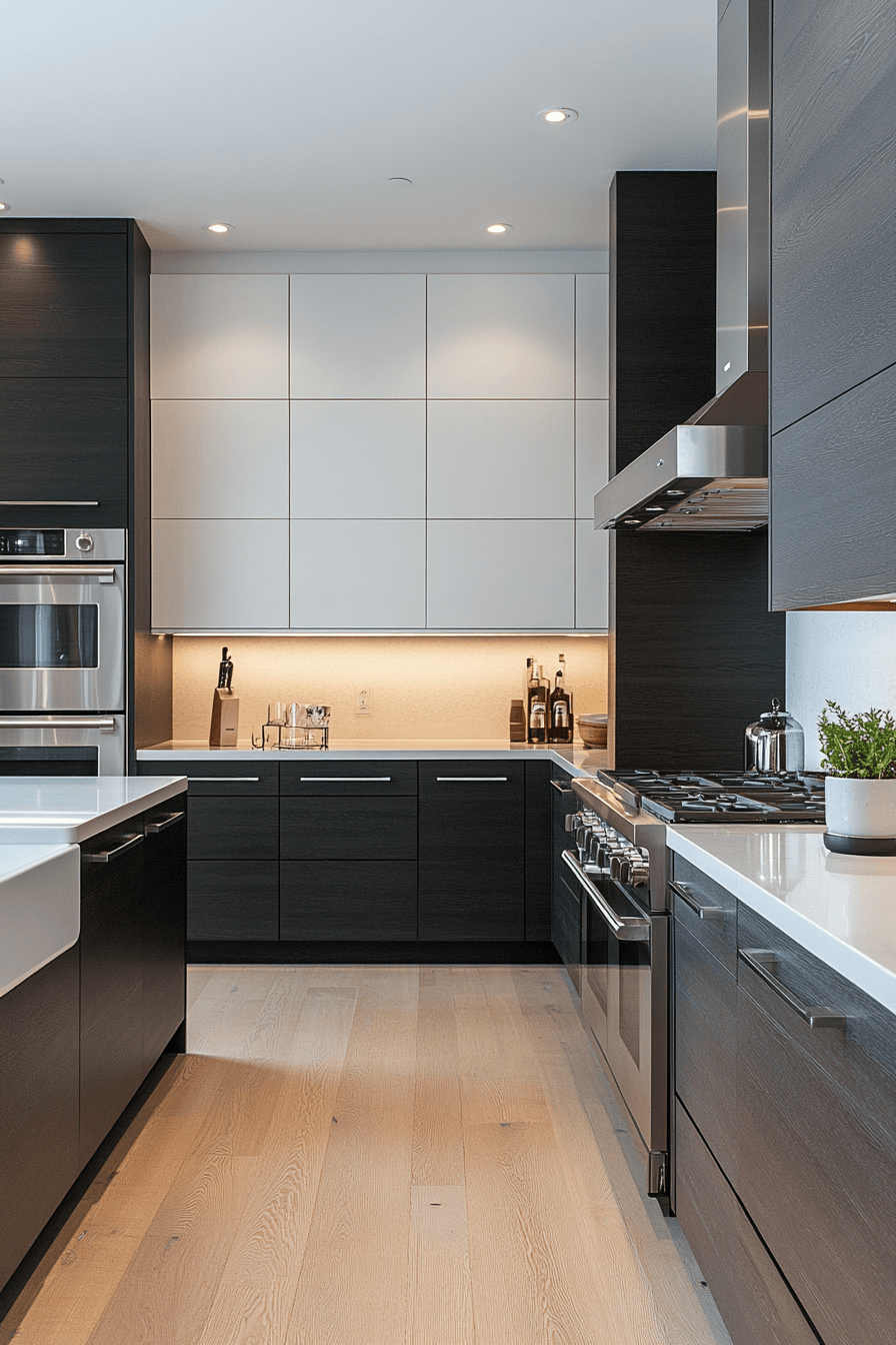 29 2 Toned Kitchen Cabinets That Break the Rules 16