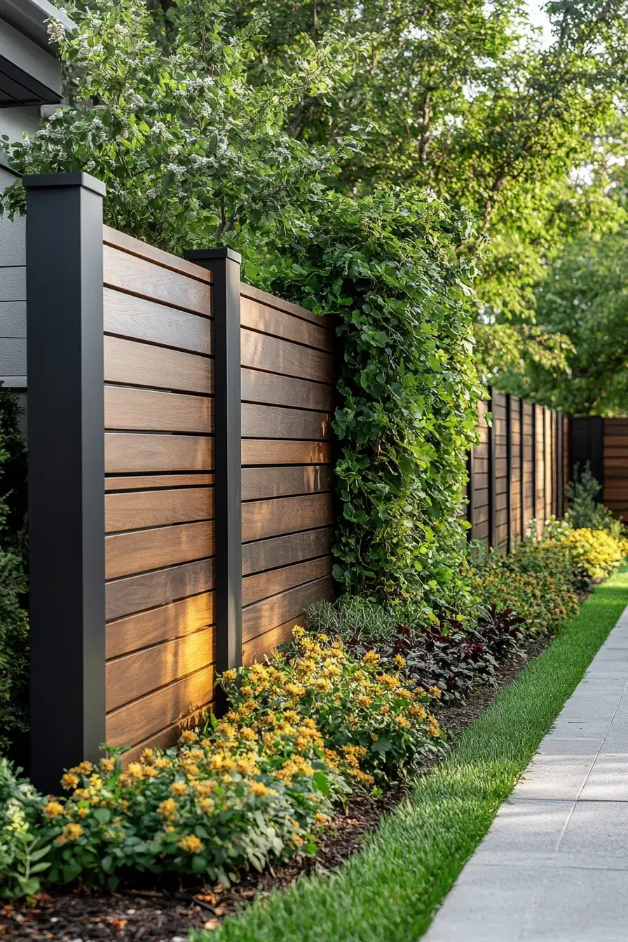 29 Backyard Fence Ideas That Add Privacy and Style 16