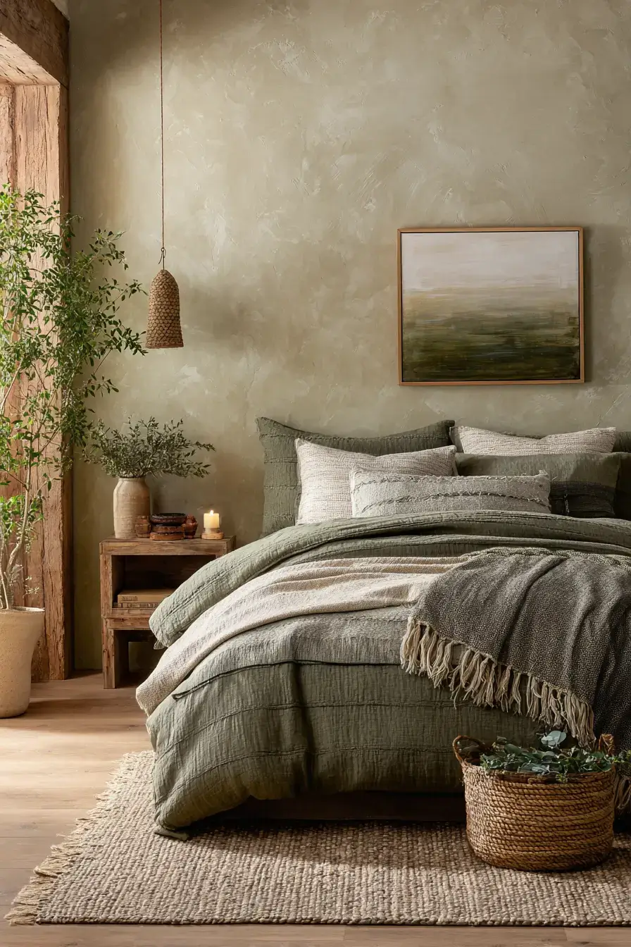 29 Green Boho Bedroom Ideas That Feel Calm and Collected 16
