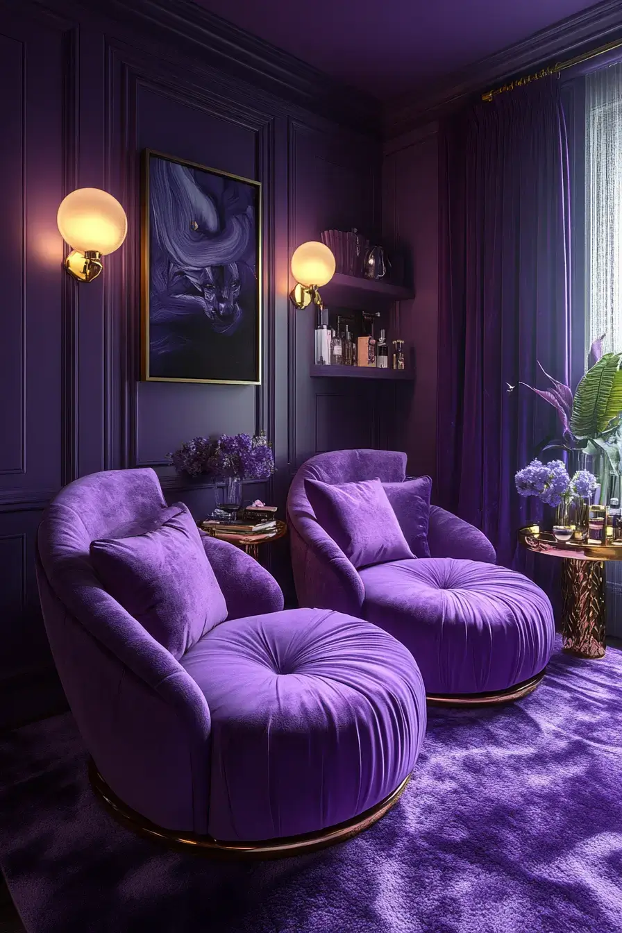 29 Purple Room Decor Ideas for a Space That Feels Like You 16