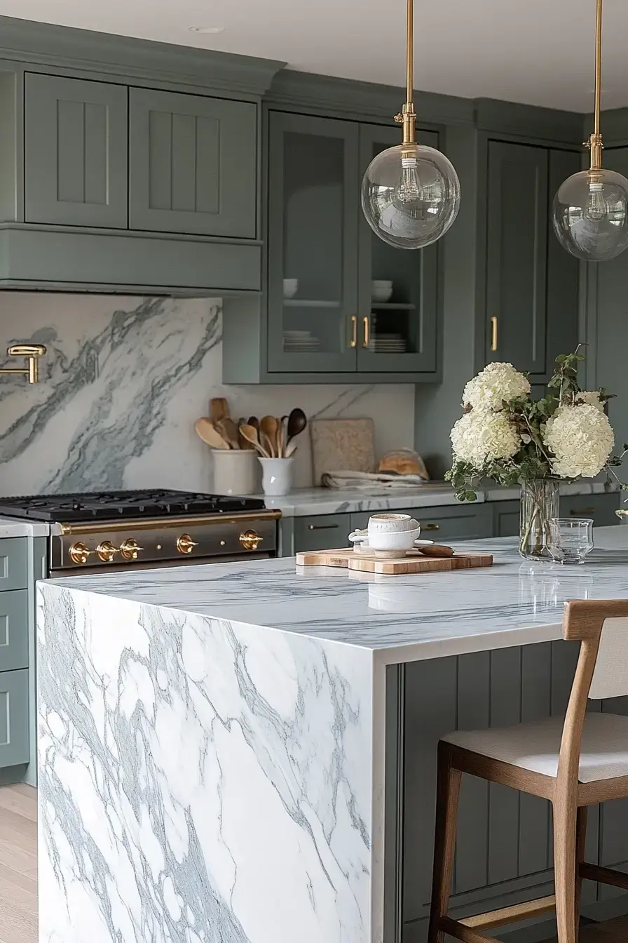 29 Sage Kitchen Cabinet Ideas That Feel Calm, Collected, and Completely Livable 16 sage kitchen cabinets