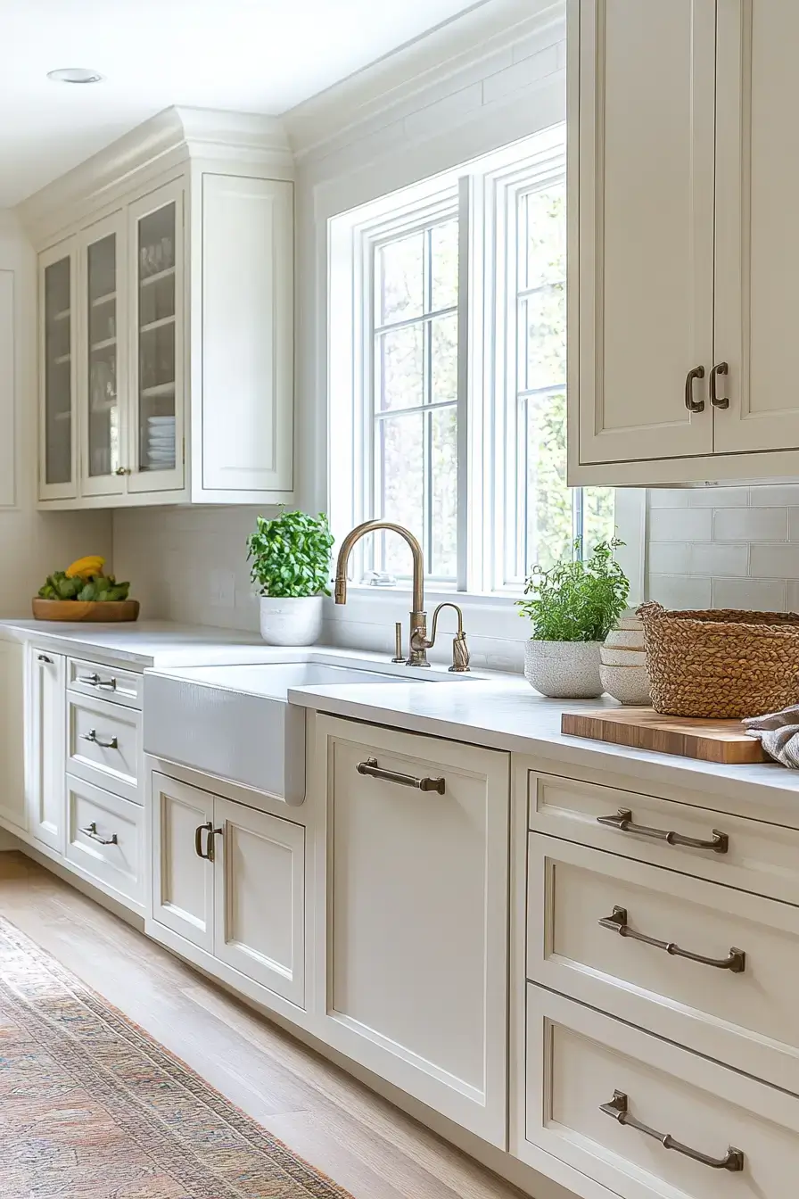 29 White Kitchen Cabinet Ideas That Stay Bright and Beautiful Year After Year 16 white kitchen cabinets