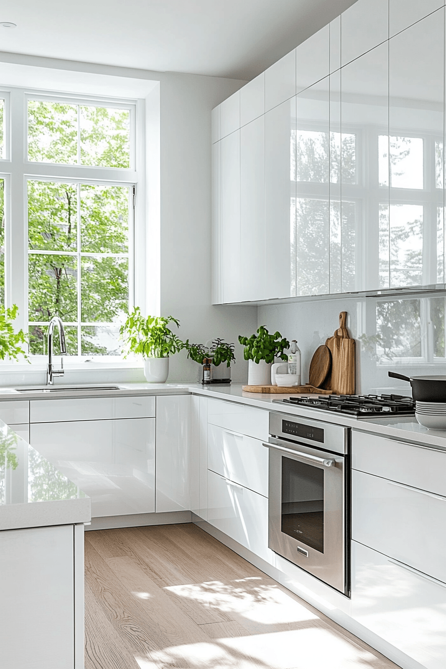 29 Aluminium Kitchen Cabinets That Look Like the Future 16