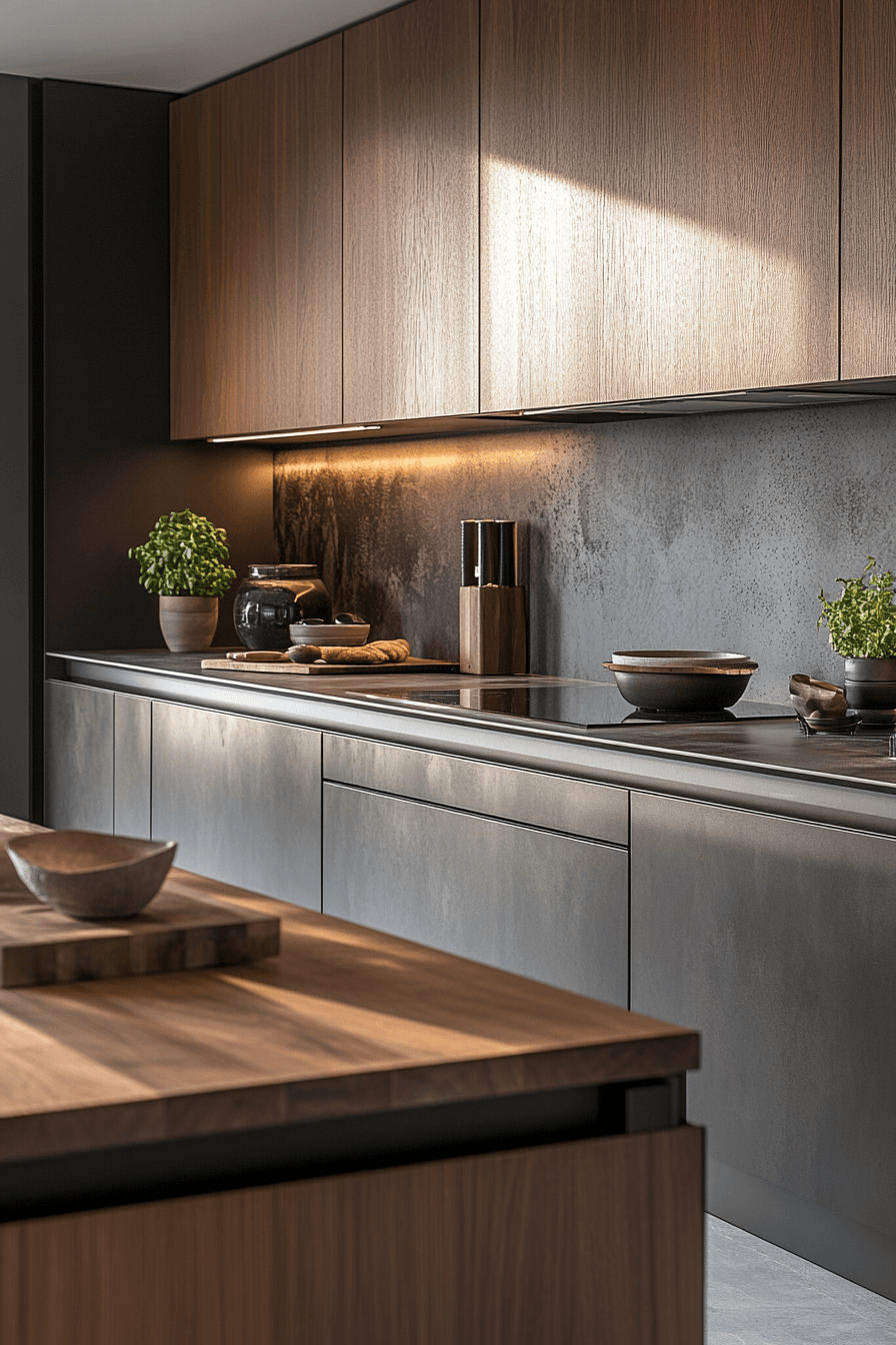 29 Aluminium Kitchen Cabinets That Look Like the Future 17