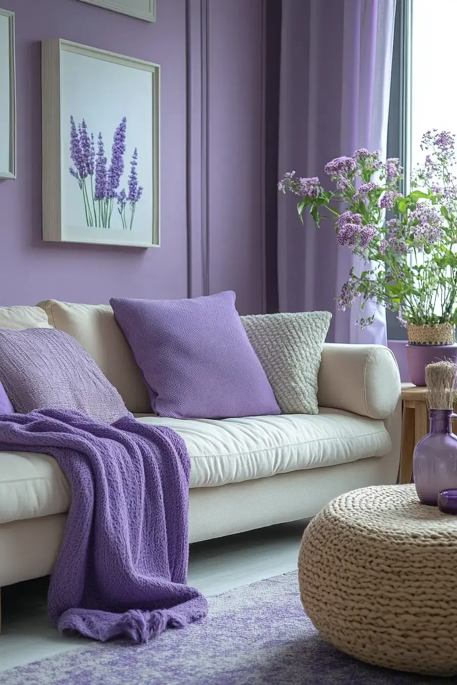 29 Purple Room Decor Ideas for a Space That Feels Like You 17