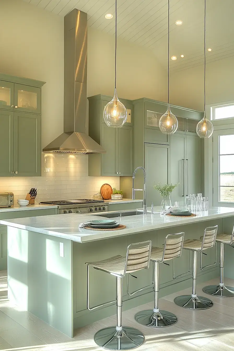 29 Sage Kitchen Cabinet Ideas That Feel Calm, Collected, and Completely Livable 18 sage kitchen cabinets