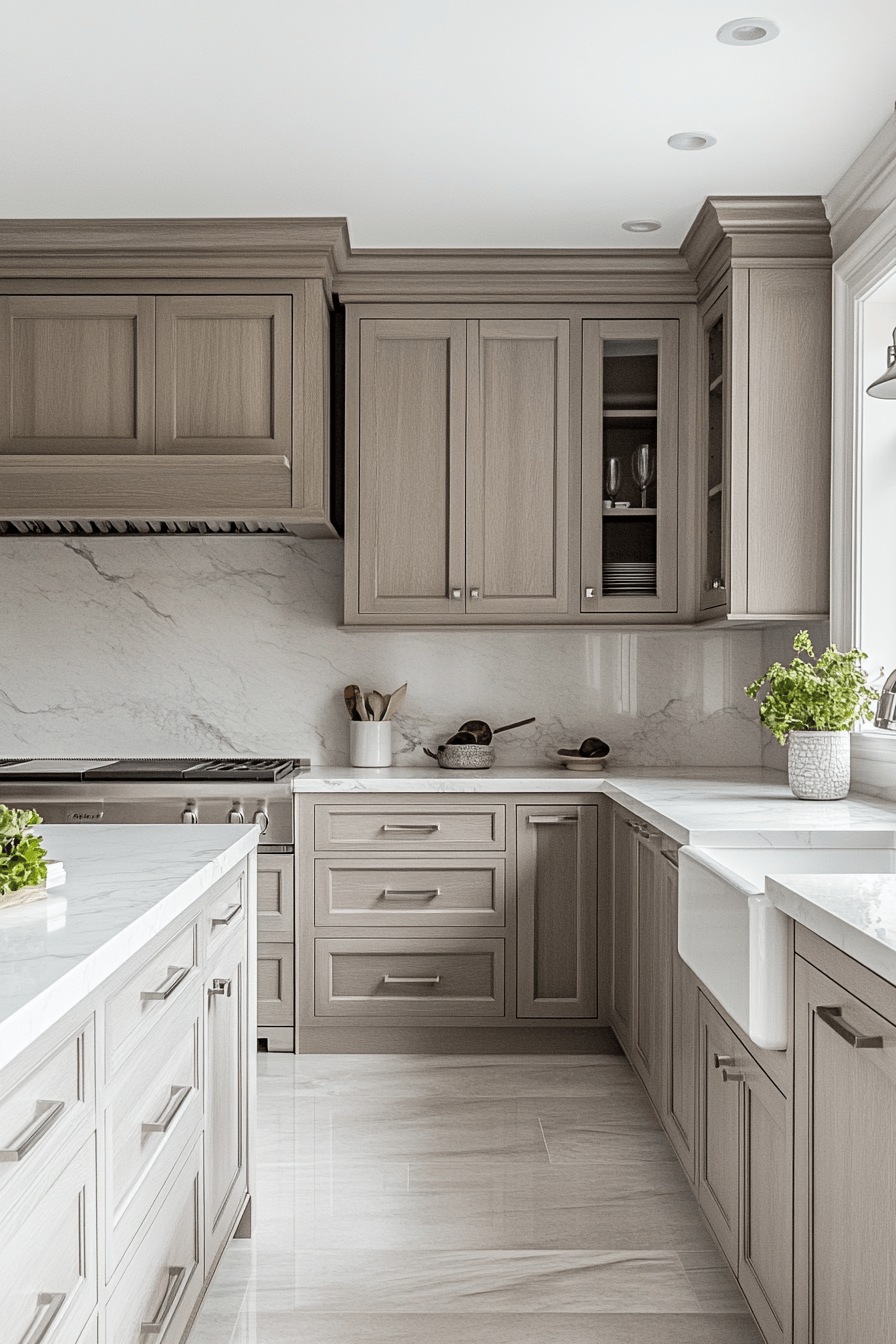 29 Stained Kitchen Cabinets With Real Wood Grain 19