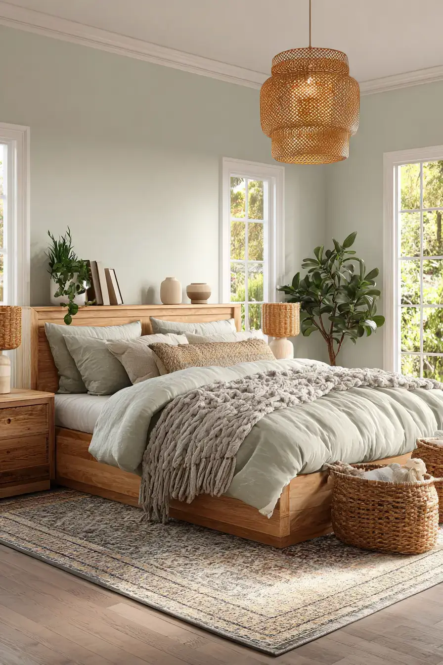 29 Green Boho Bedroom Ideas That Feel Calm and Collected 19
