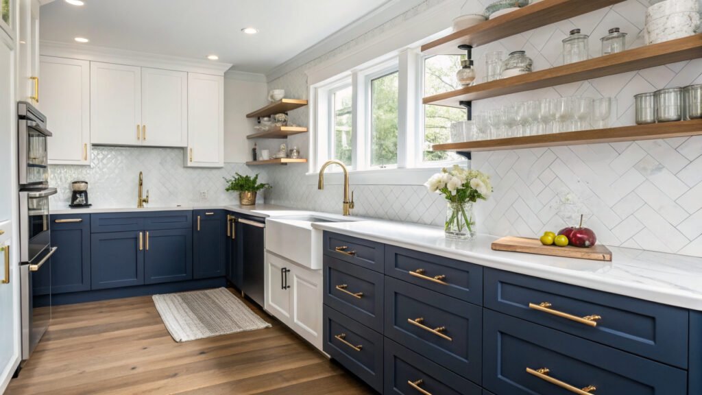 29 2 Toned Kitchen Cabinets That Break the Rules 33 2 toned kitchen cabinets