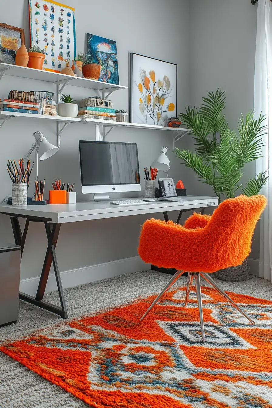 29 Dopamine Decor Office Ideas to Make Work Feel a Little Lighter 20