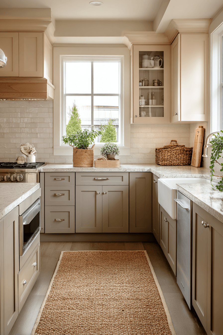 29 2 Toned Kitchen Cabinets That Break the Rules 20