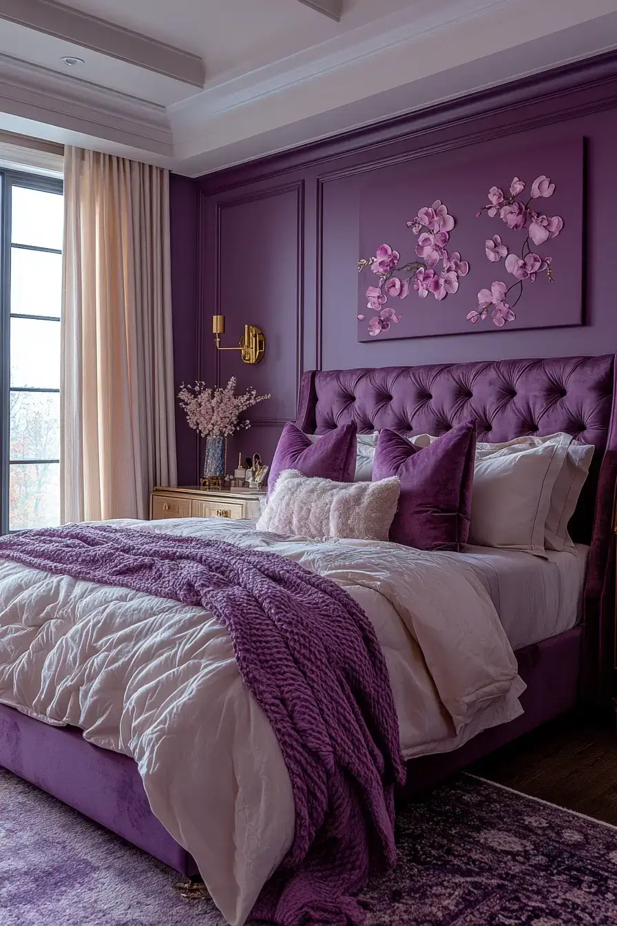 29 Purple Room Decor Ideas for a Space That Feels Like You 21