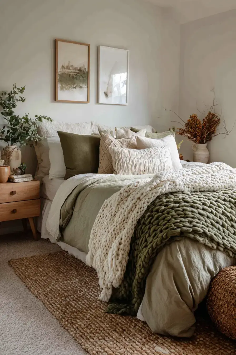 29 Green Boho Bedroom Ideas That Feel Calm and Collected 21