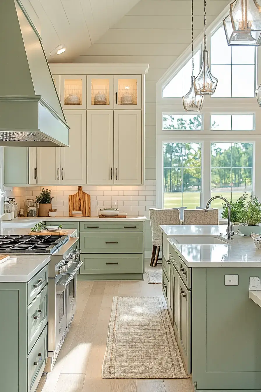 29 Sage Kitchen Cabinet Ideas That Feel Calm, Collected, and Completely Livable 21 sage kitchen cabinets