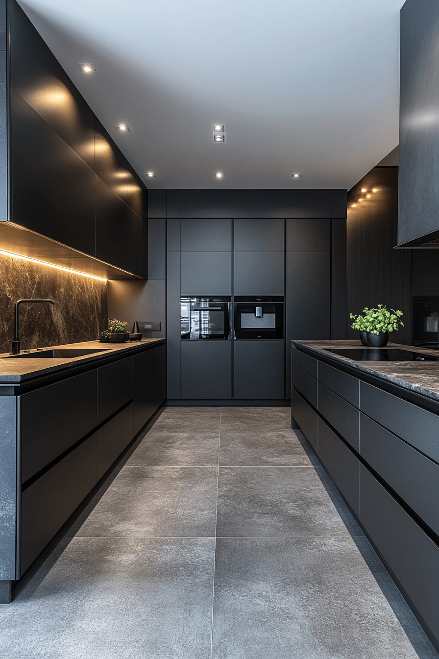 29 Aluminium Kitchen Cabinets That Look Like the Future 21