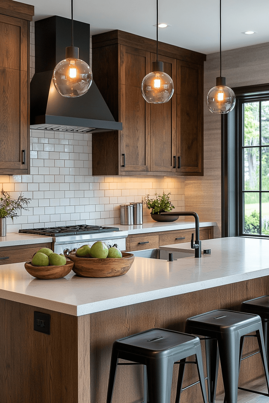 29 Stained Kitchen Cabinets With Real Wood Grain 21