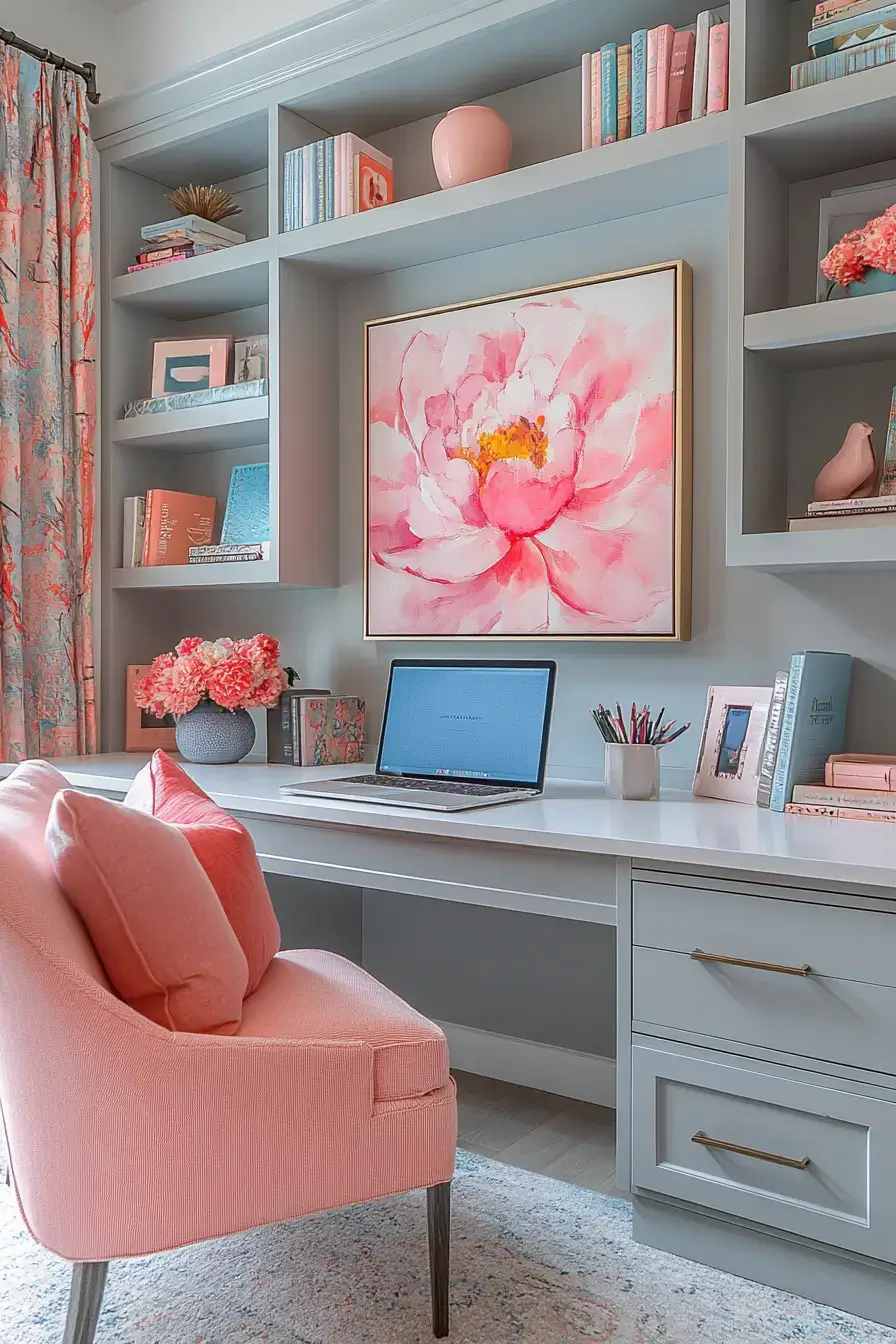 29 Dopamine Decor Office Ideas to Make Work Feel a Little Lighter 21