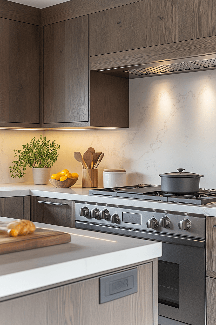 29 Stained Kitchen Cabinets With Real Wood Grain 22