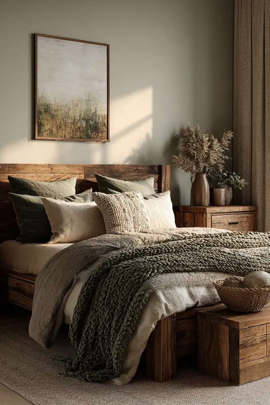 29 Green Boho Bedroom Ideas That Feel Calm and Collected 22