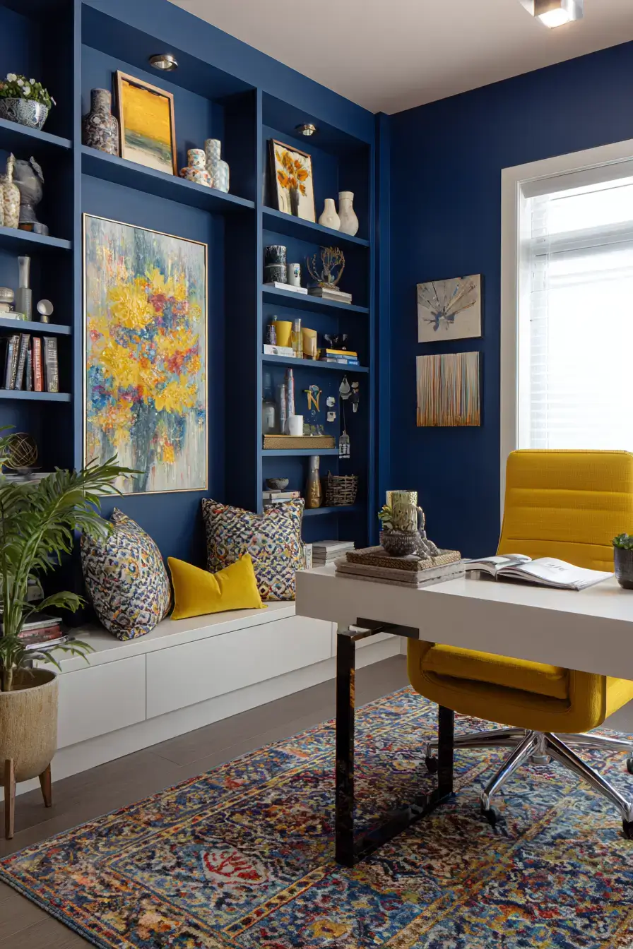 29 Dopamine Decor Office Ideas to Make Work Feel a Little Lighter 22