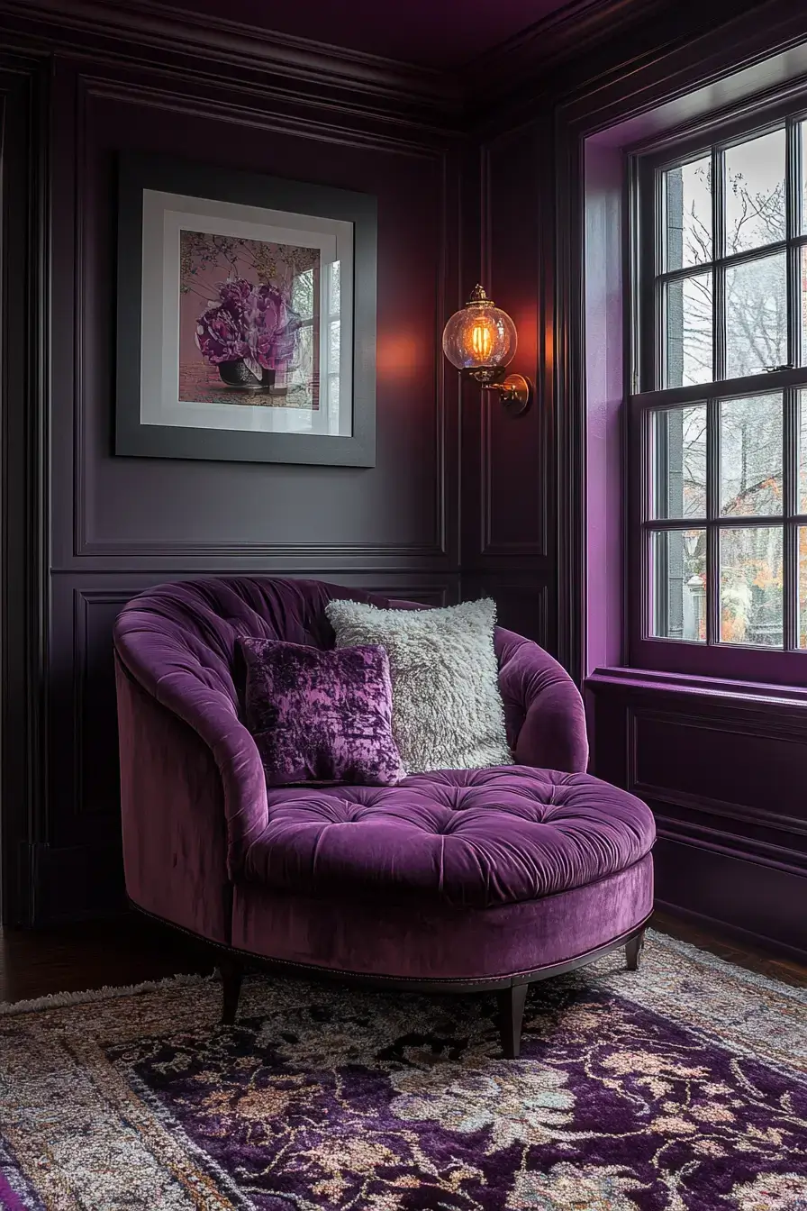 29 Purple Room Decor Ideas for a Space That Feels Like You 22