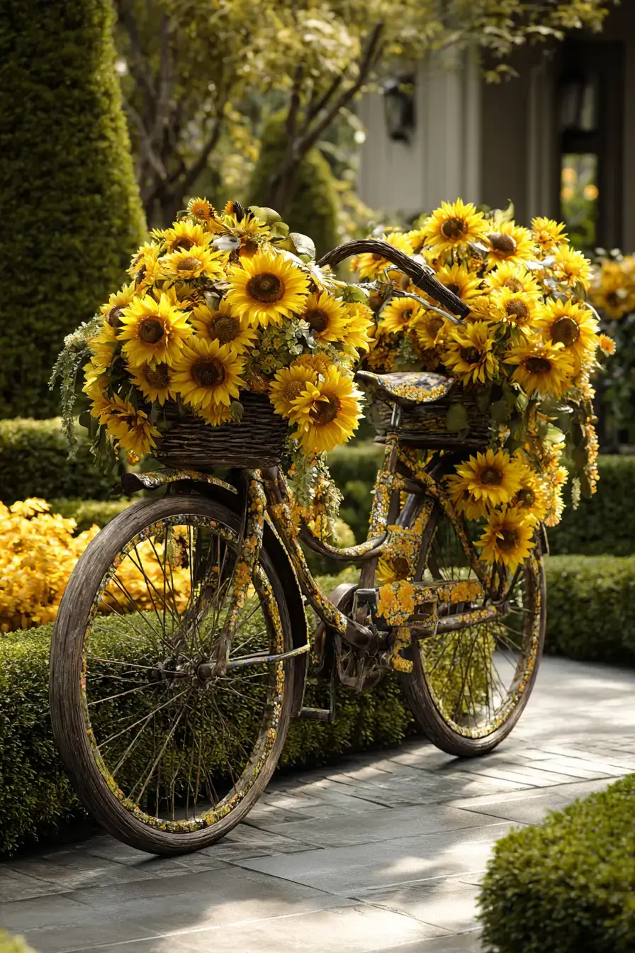 29 Bicycle Yard Decor Ideas for a Charming Outdoor Space 22