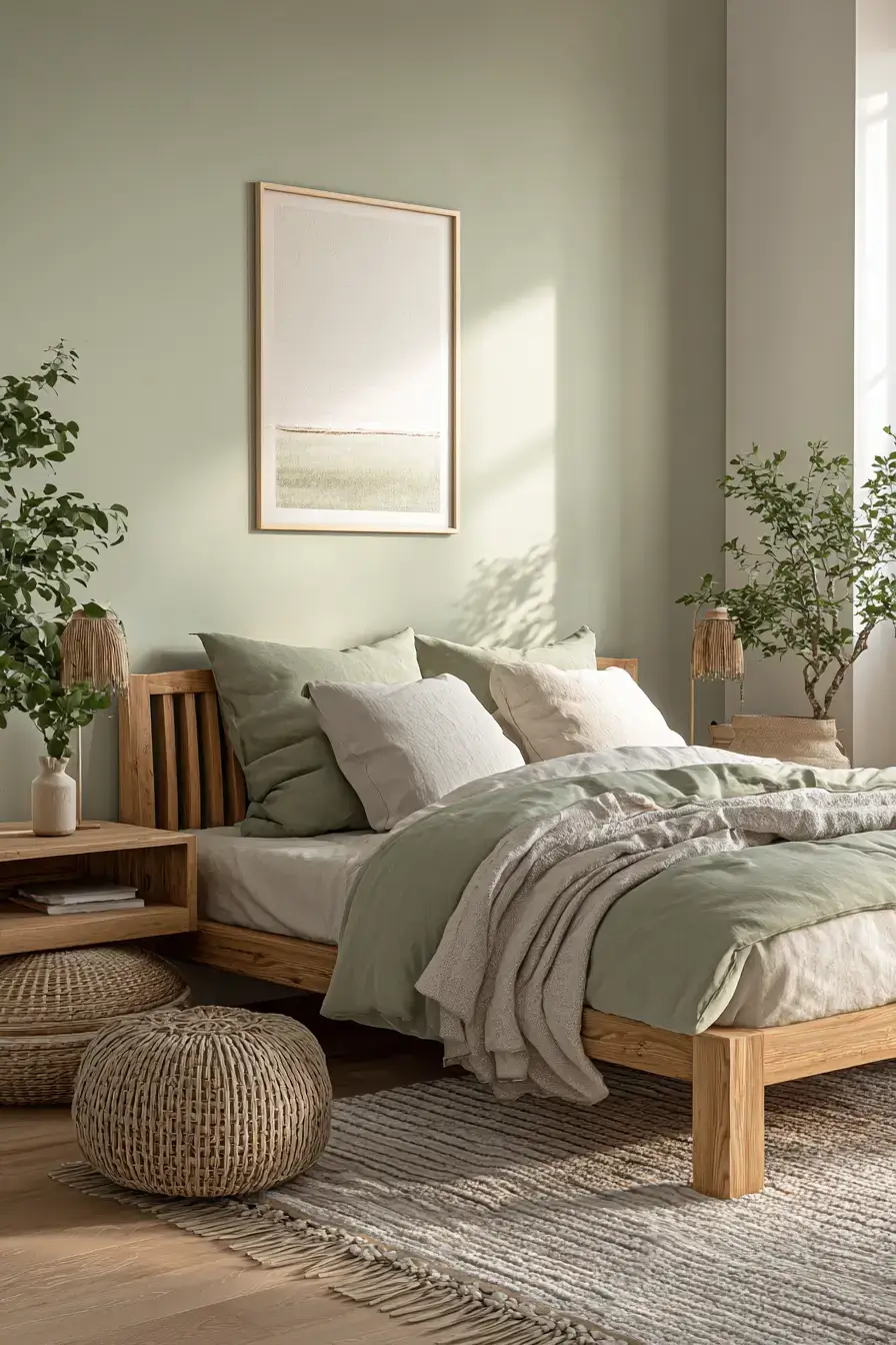 29 Green Boho Bedroom Ideas That Feel Calm and Collected 23