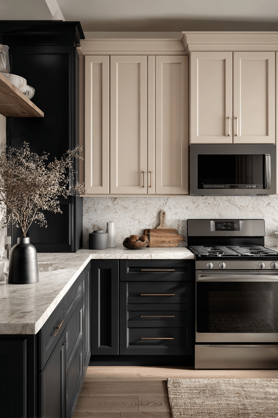 29 Two Tone Kitchen Cabinets for the Indecisive 24