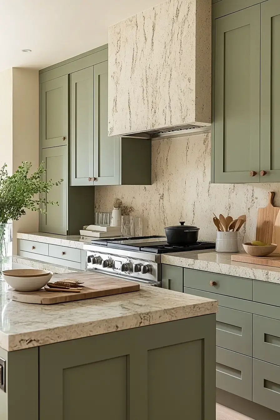 29 Sage Kitchen Cabinet Ideas That Feel Calm, Collected, and Completely Livable 24 sage kitchen cabinets