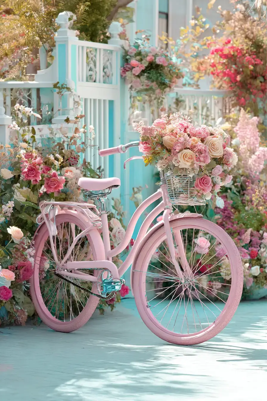 29 Bicycle Yard Decor Ideas for a Charming Outdoor Space 24