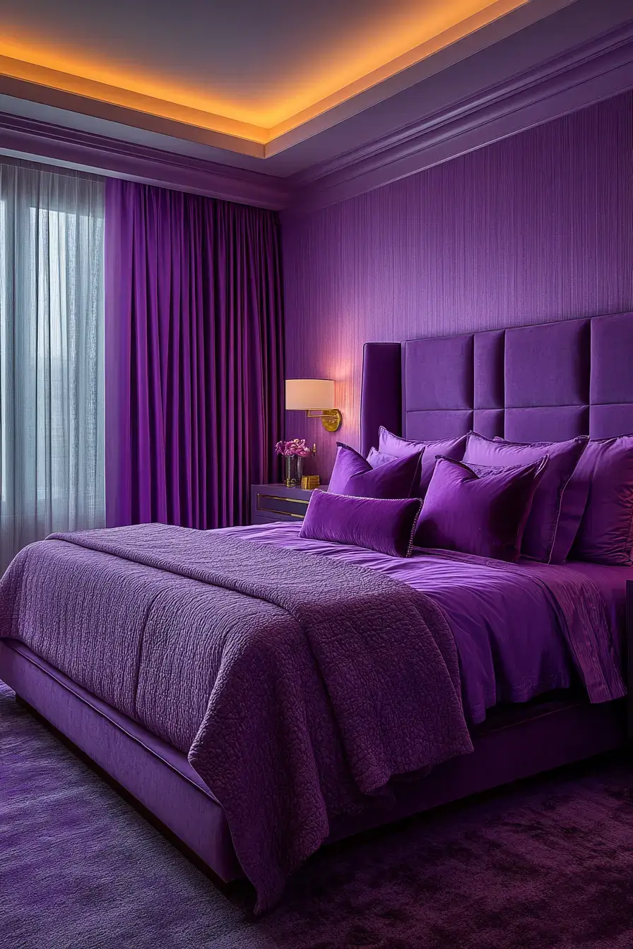 29 Purple Room Decor Ideas for a Space That Feels Like You 25