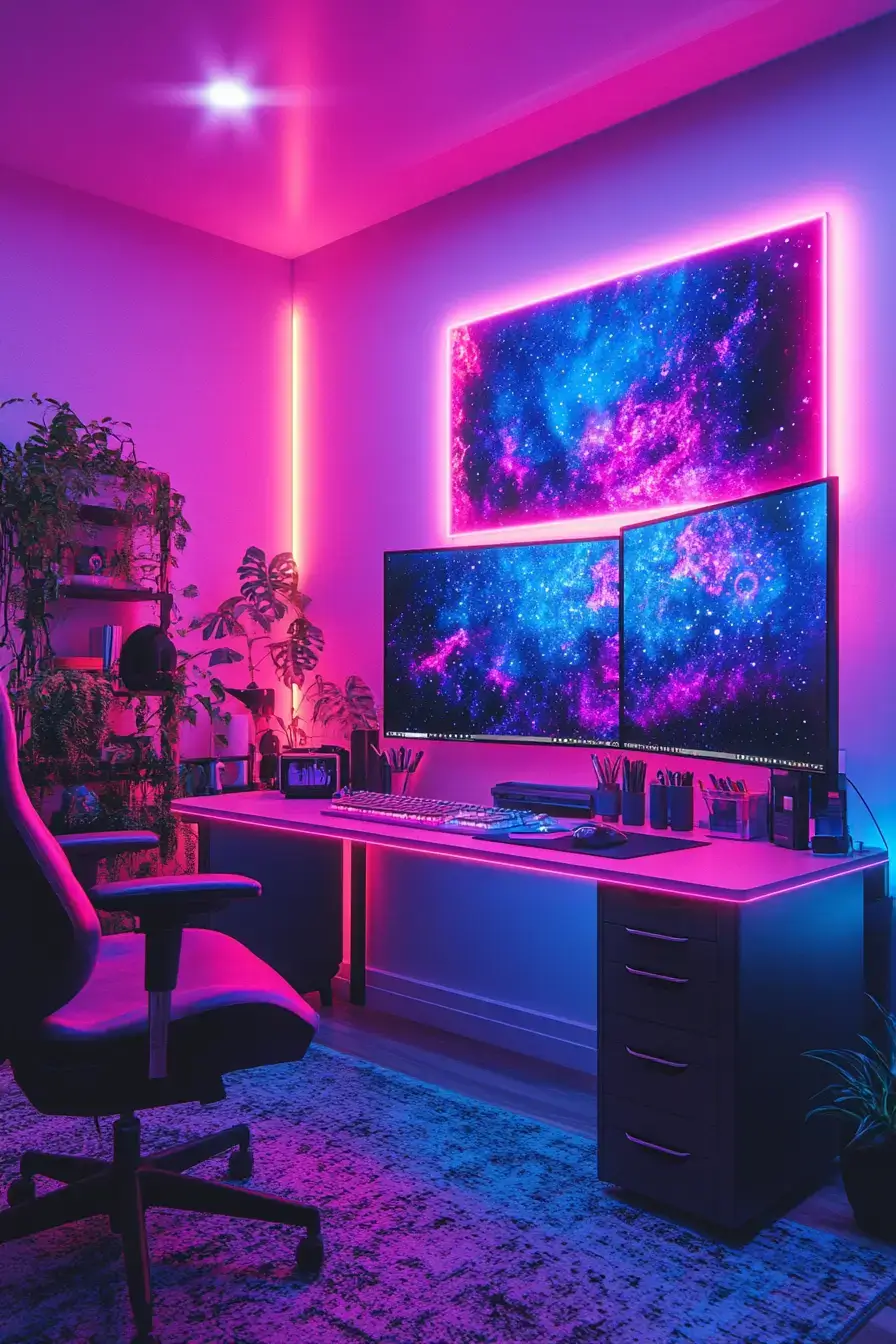 29 Dopamine Decor Office Ideas to Make Work Feel a Little Lighter 25
