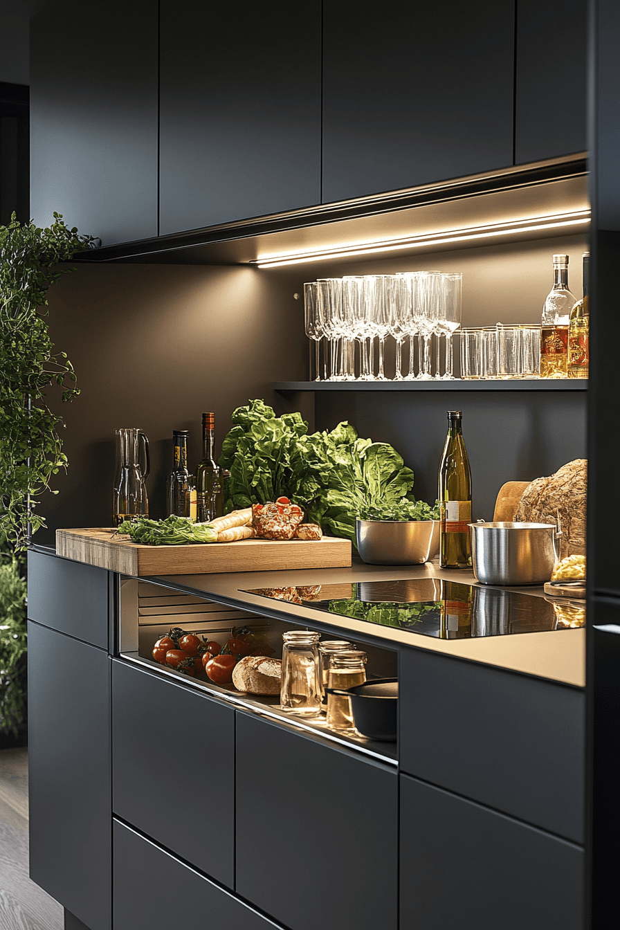 29 Aluminium Kitchen Cabinets That Look Like the Future 25