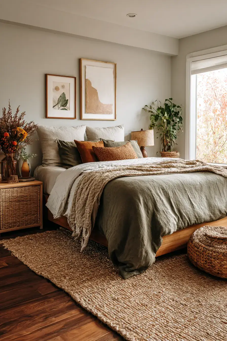 29 Green Boho Bedroom Ideas That Feel Calm and Collected 25