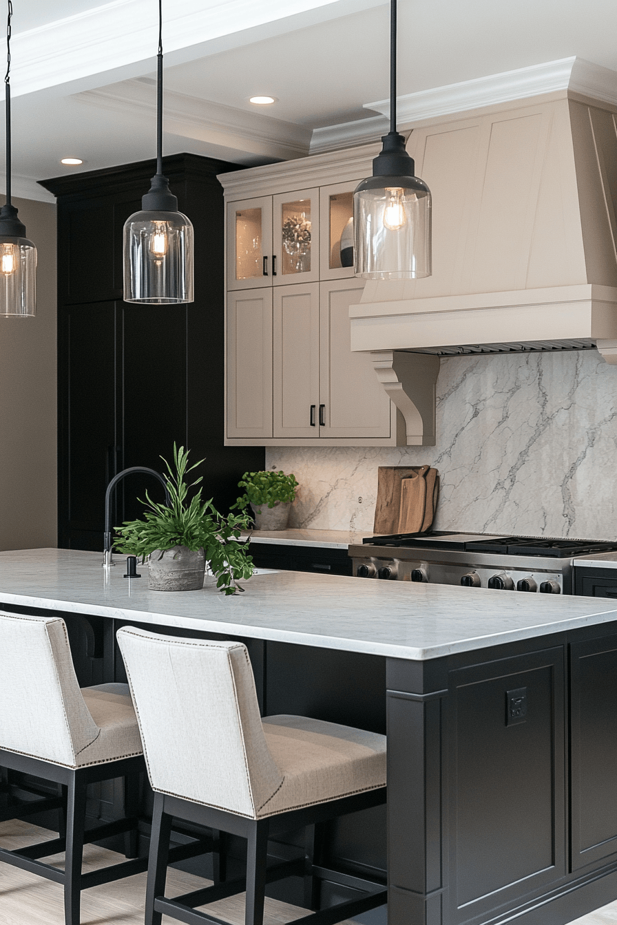29 2 Toned Kitchen Cabinets That Break the Rules 26